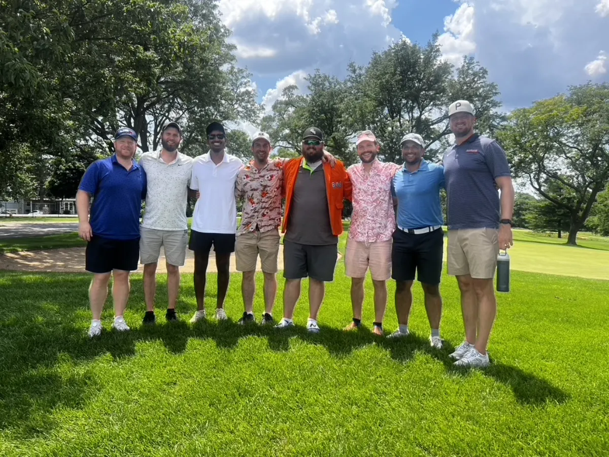 The 808 Classic group at Belmont Golf Club in Downers Grove